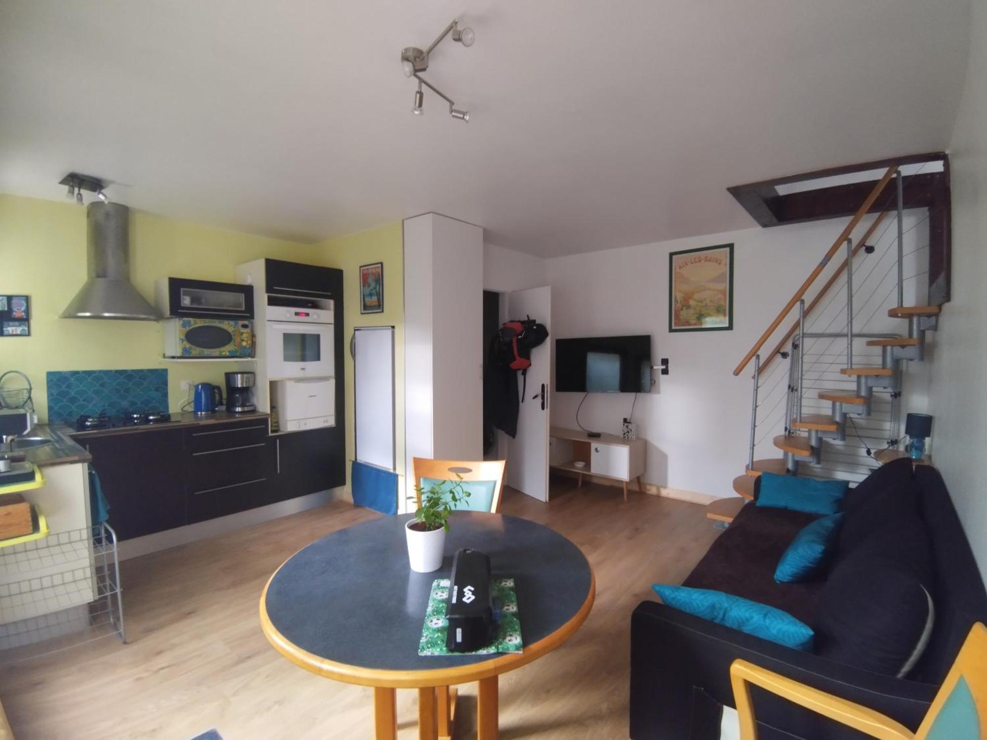 Апартаменти Duplex 2 Personnes, Екс-ле-Бен Екстер'єр фото